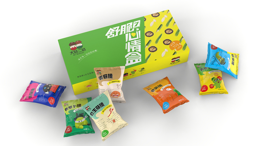 果蔬脆產(chǎn)品包裝設(shè)計(jì)【黑馬奔騰創(chuàng)意出品】