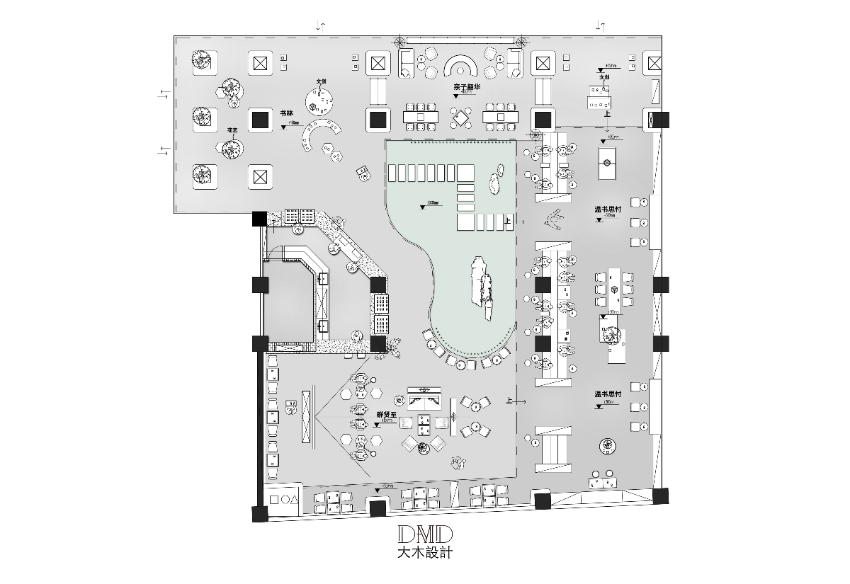 DMD大木設(shè)計丨青海海鴻國際文信書吧