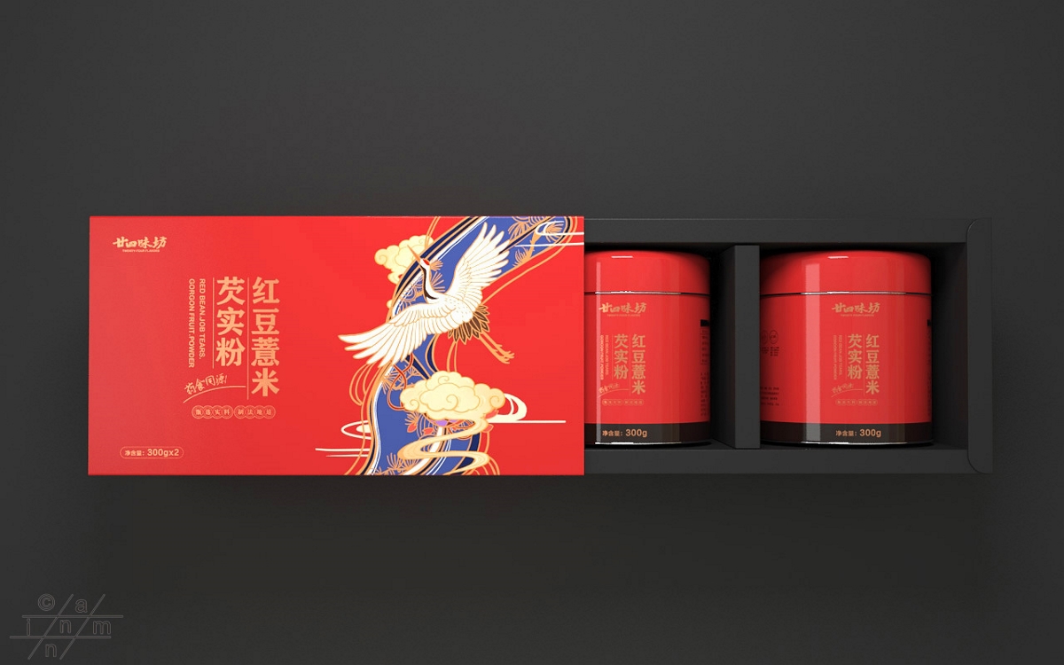 紅豆薏米粉 固體飲料 沖劑 包裝設(shè)計(jì)