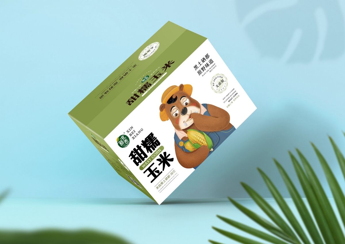 新北香玉米×尚智 | 食品/快消品包裝設(shè)計/品牌設(shè)計/插畫