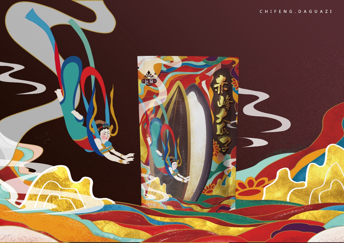 赤峰大瓜子×尚智 | 食品/快消品包裝設計/品牌設計/插畫