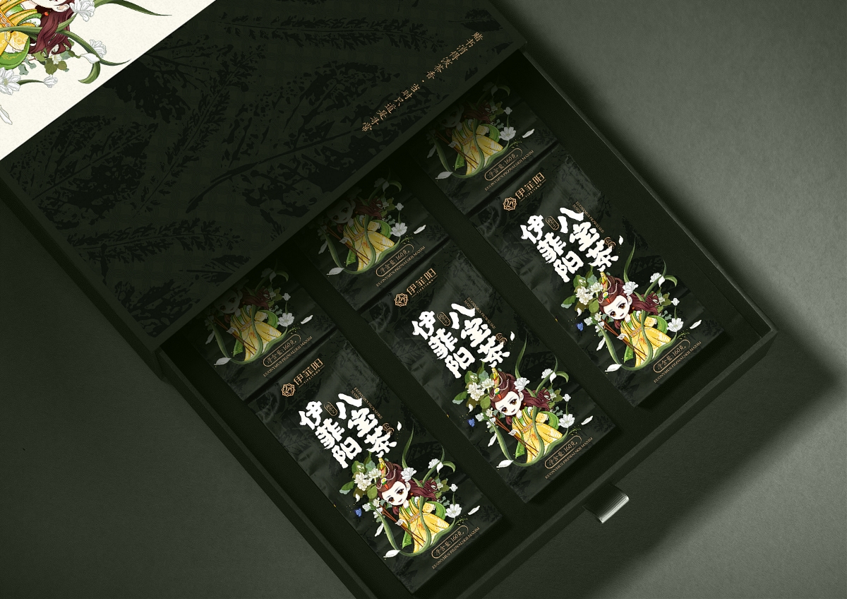 伊菲陽茶葉×尚智 | 食品/快消品包裝設計/品牌設計/吉祥物/插畫