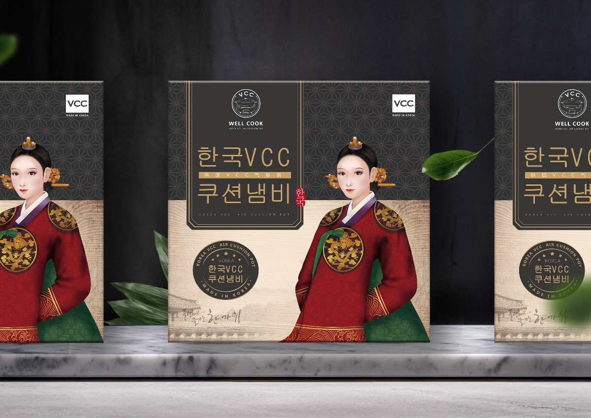 VCC韩国锅×尚智 | 锅具包装设计/品牌设计/插画