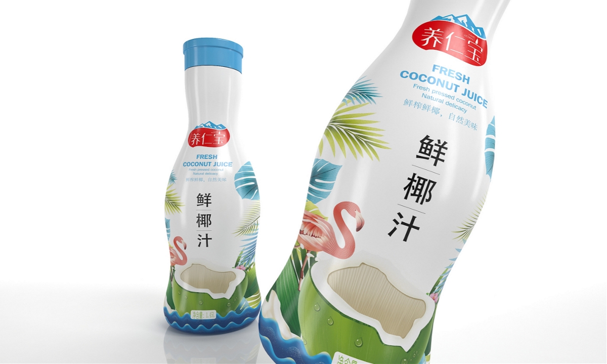 养仁宝鲜椰汁—徐桂亮品牌设计