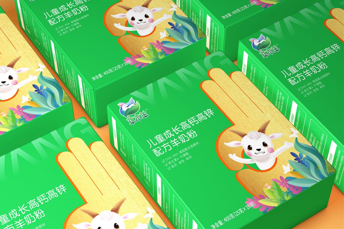 草木羊羊奶粉品牌包裝設計|厚啟設計