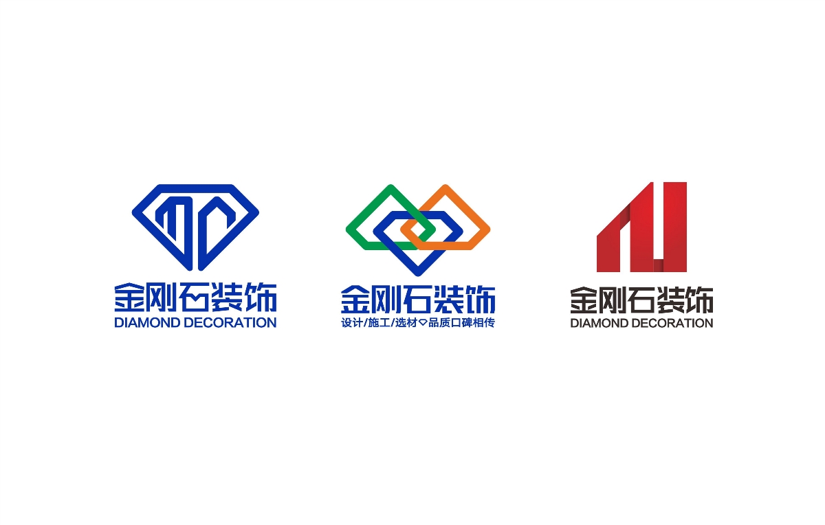 西安logo设计案例：装饰公司logo设计提案--唐顿设计