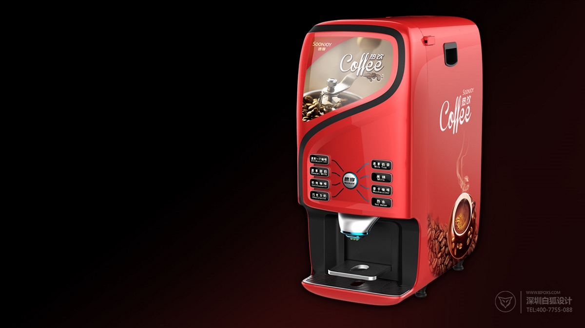 智能咖啡机设计，享受惬意安适的咖啡时光