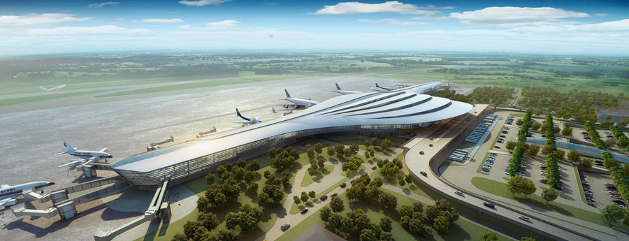 机场.航站楼设计案例效果图 