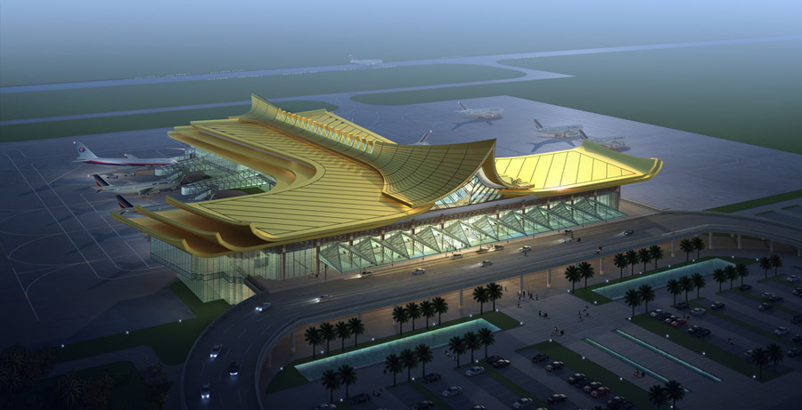 机场.航站楼设计案例效果图 