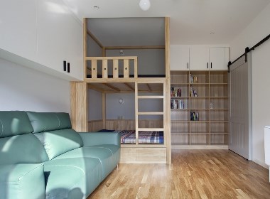 「久栖设计」40m²小户型整容改造术，利用房高+C位拯救空间浪费