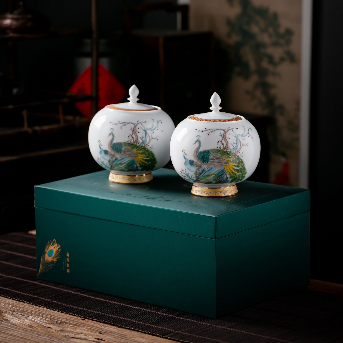 高档陶瓷罐茶叶包装盒礼盒
