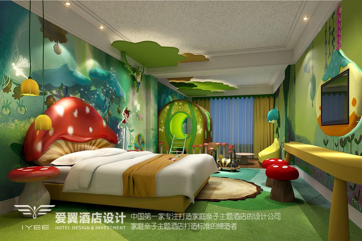 爱翼亲子酒店设计案例分享-杭州宋城第一世界大酒店
