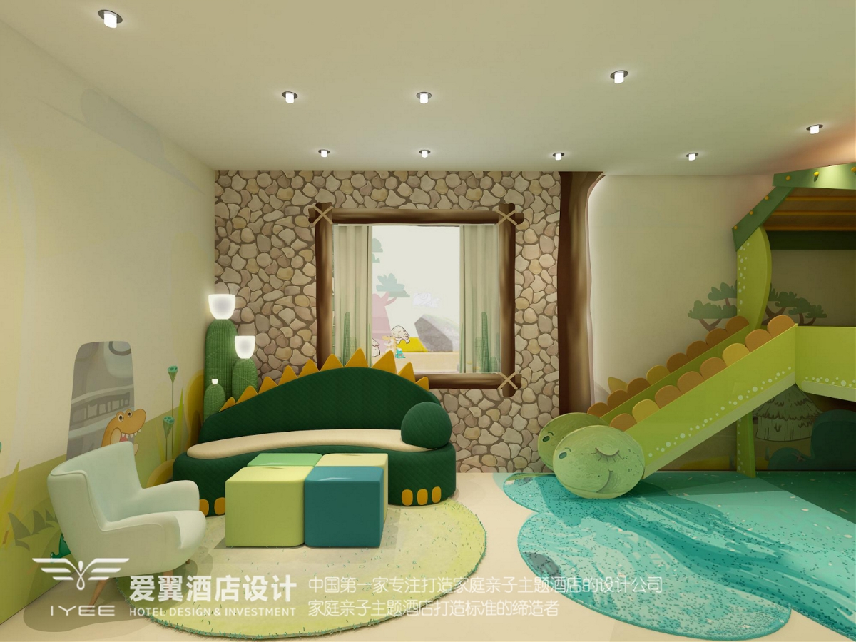 爱翼亲子酒店设计案例分享-2019上海展会样板间