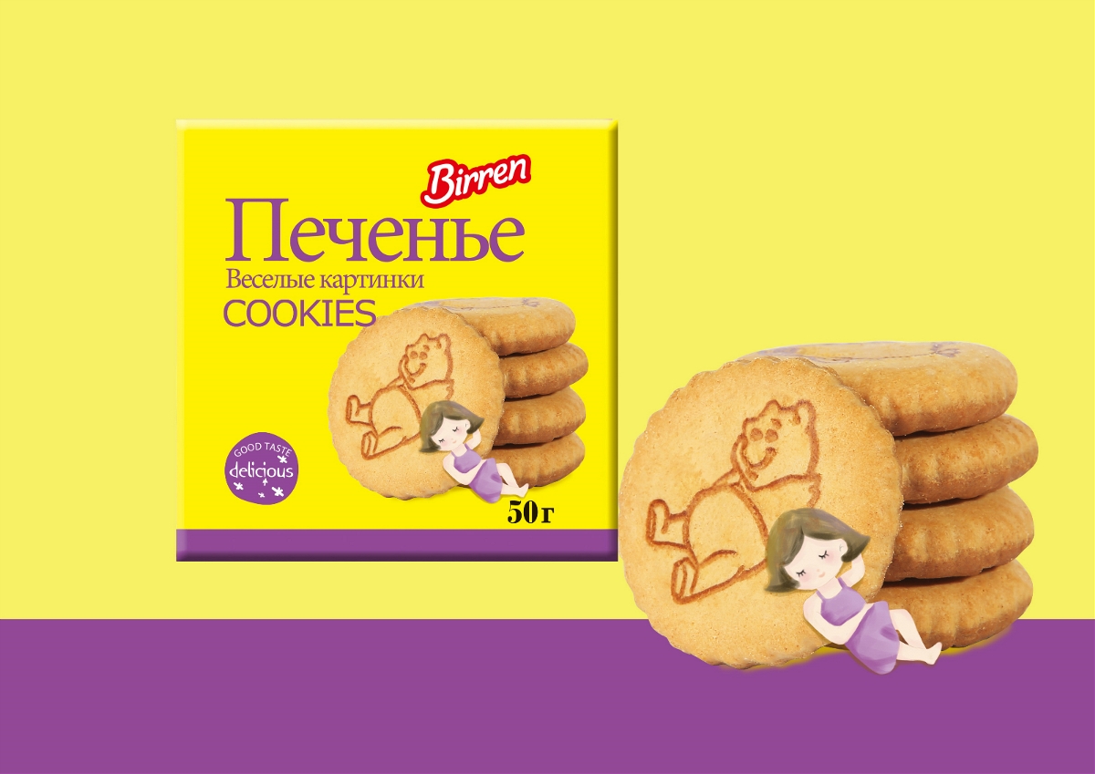 思羿策划【俄罗斯】儿童饼干包装设计