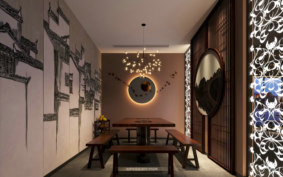 中式商業(yè)空間丨如伊視覺(jué)（15）