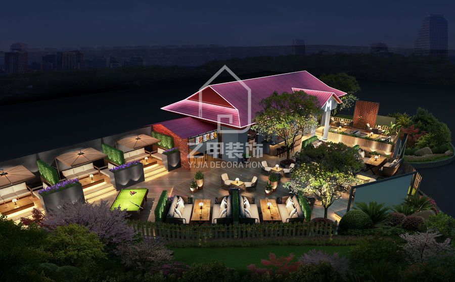 成都网红花园酒吧设计《畅春花园酒吧》