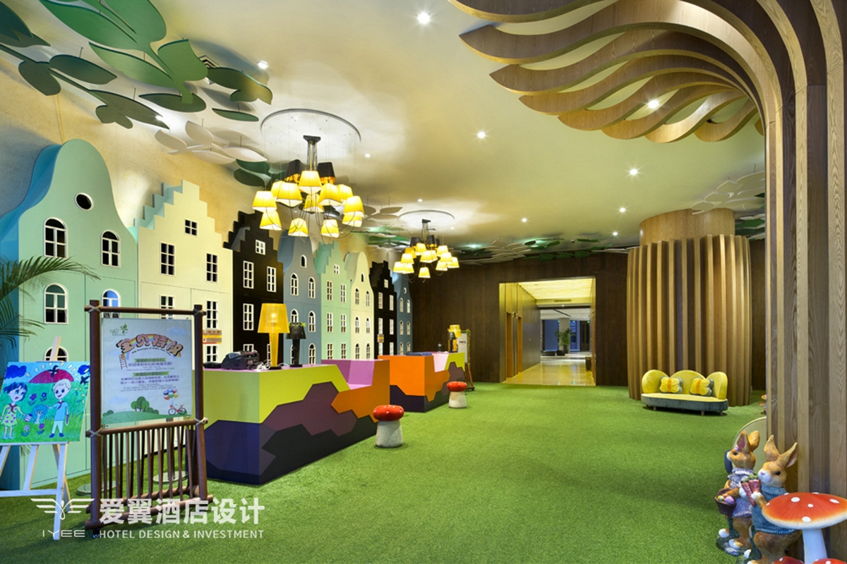 爱翼亲子酒店设计案例分享-三亚湾红树林棕榈王国亲子酒店