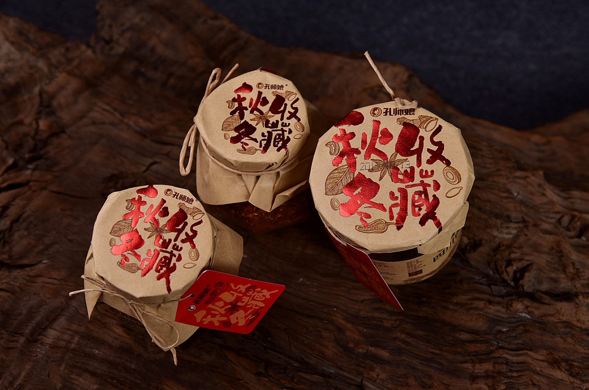 包裝設(shè)計(jì)×調(diào)味品×孔師娘（干辣椒×青花椒×火鍋底料）×火麒麟