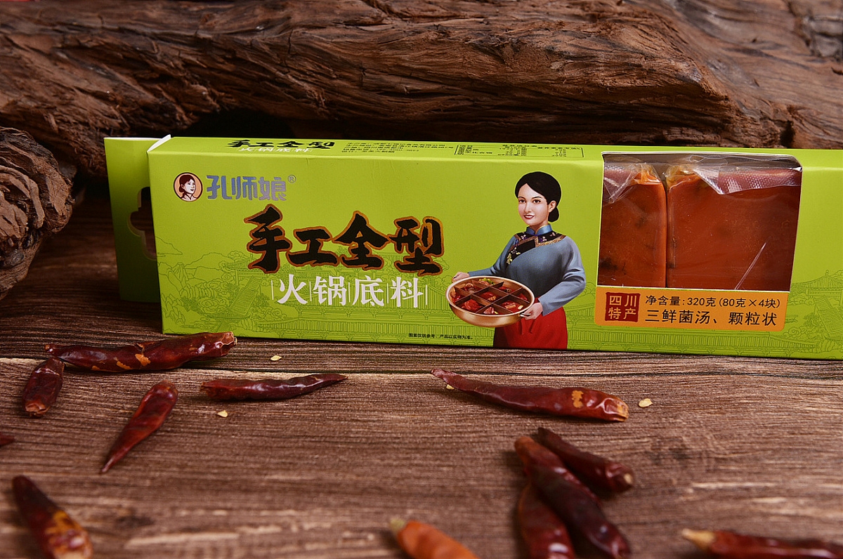 包裝設(shè)計(jì)×調(diào)味品×孔師娘（干辣椒×青花椒×火鍋底料）×火麒麟