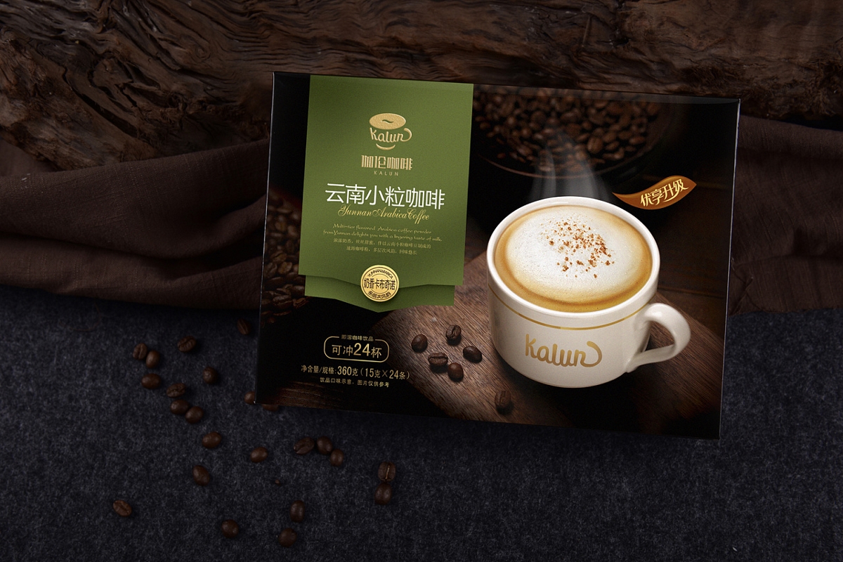 包装设计×咖啡×伽伦咖啡（云南小粒咖啡）×至美火麒麟