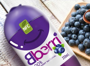 Bberri蓝莓汁包装设计