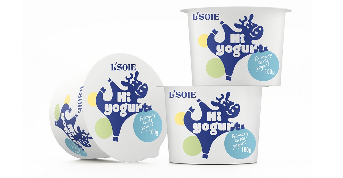 L'soie 酸奶包装设计