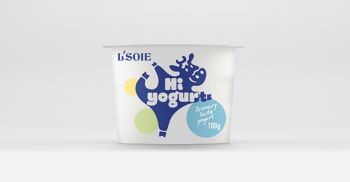 L'soie 酸奶包装设计