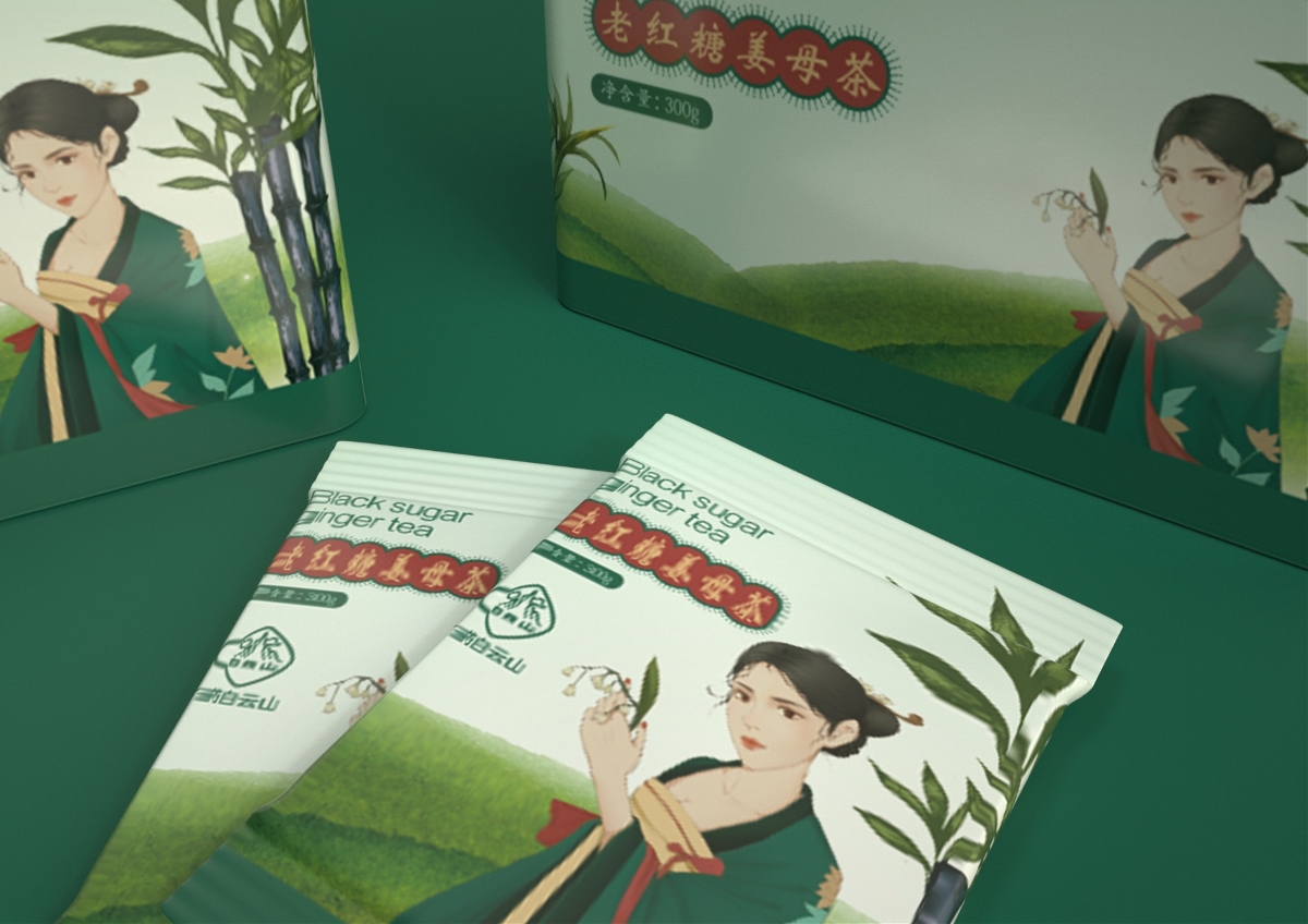 老紅糖姜母茶