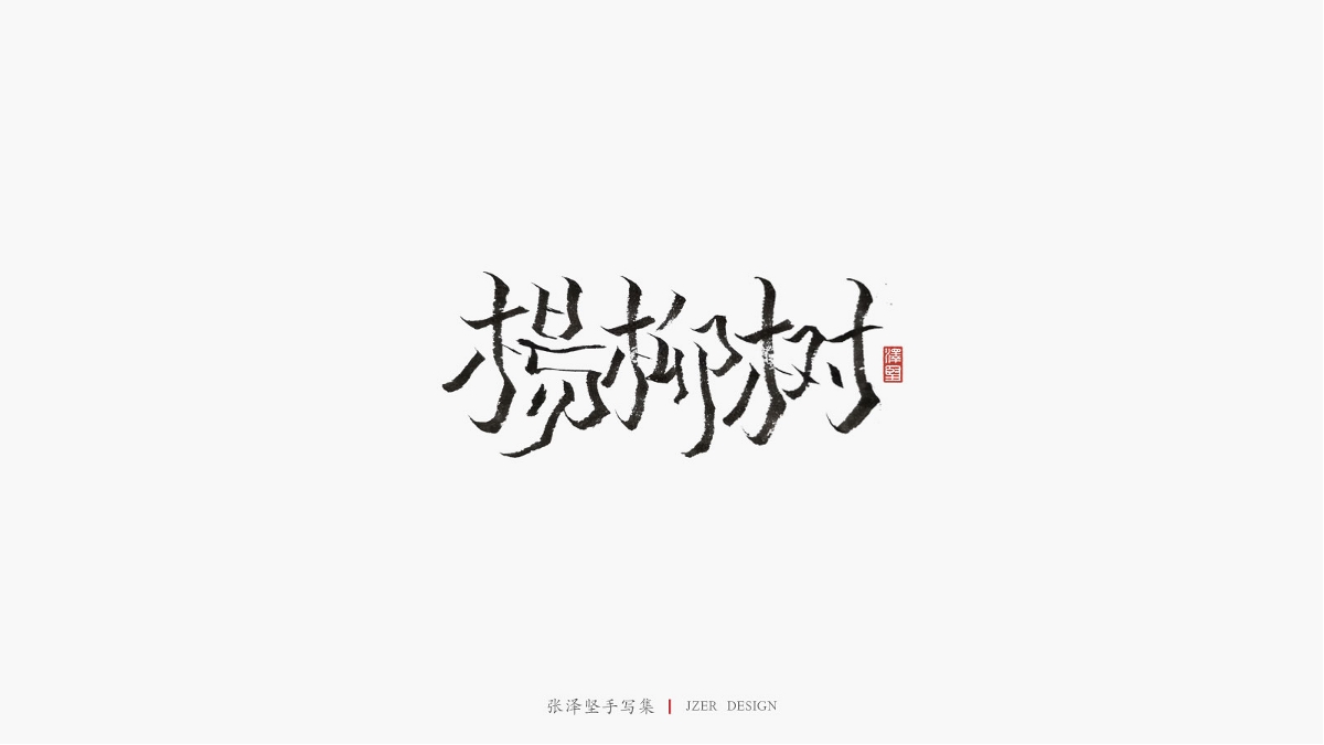 张泽坚四月手写集