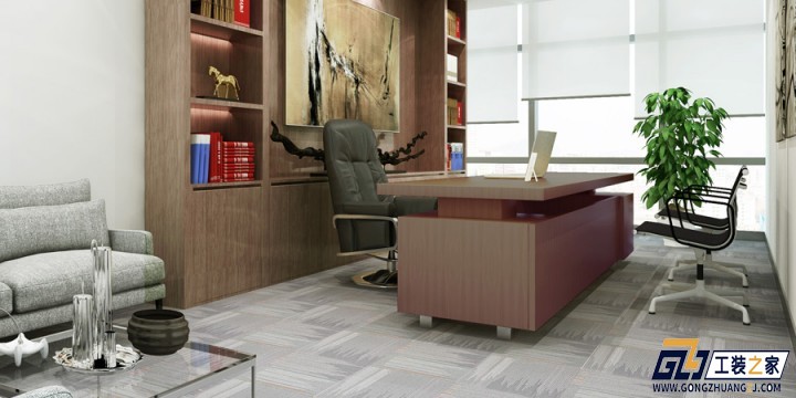 西安时尚简约800平米办公室装修实景图