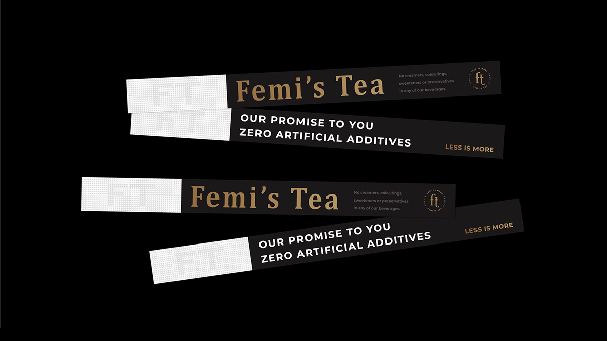 国际化高端茶饮品牌Logo/Vi形象设计-Femi’s Tea-席设计