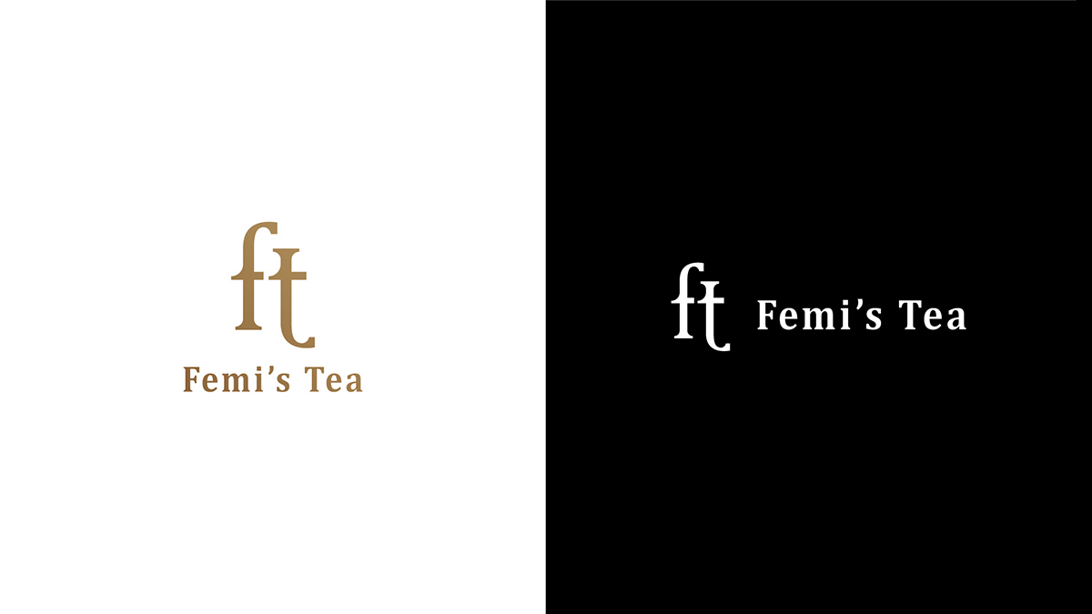 國際化高端茶飲品牌Logo/Vi形象設計-Femi’s Tea-席設計