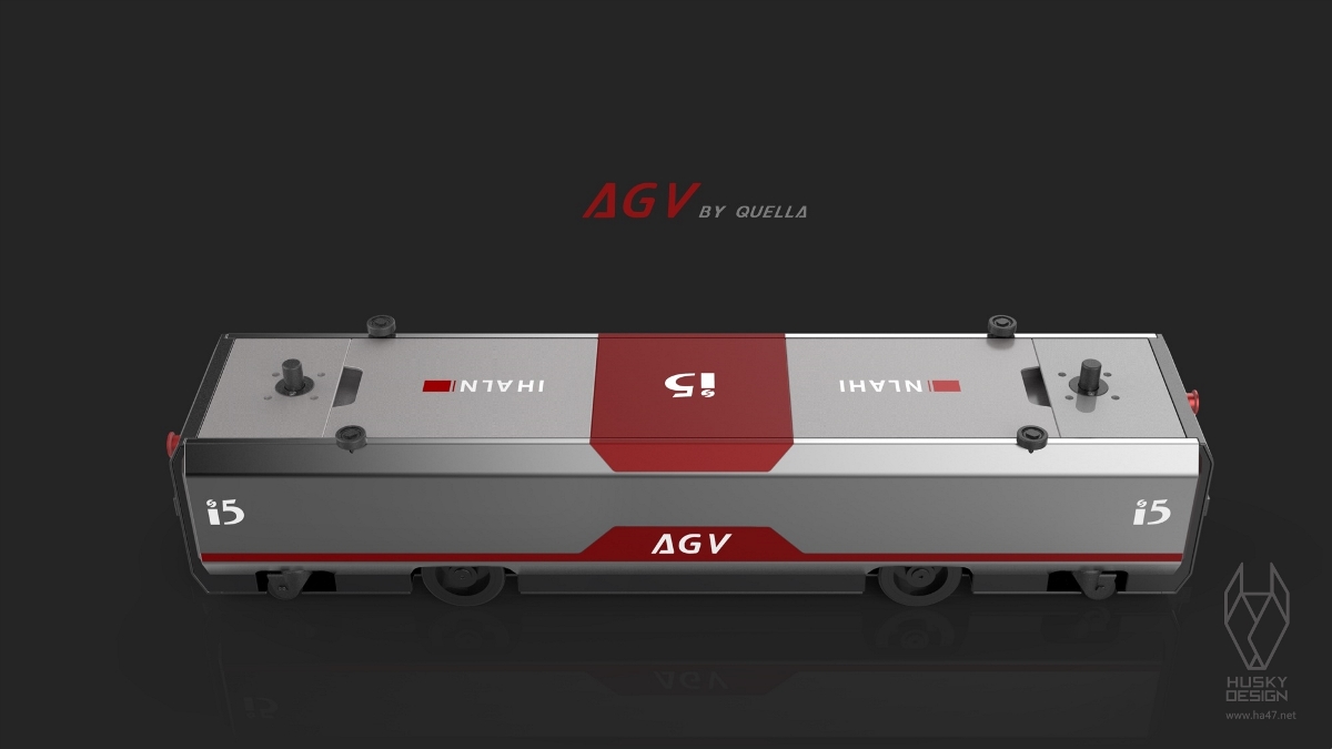 哈士奇设计 双向潜伏式AGV