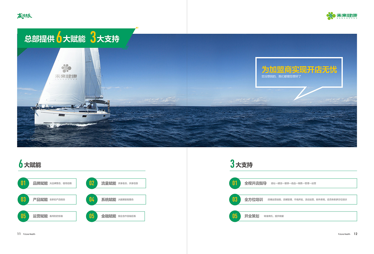 全案类画册设计（烽火科技、开宝建设、未来健康保健品、国家电网）