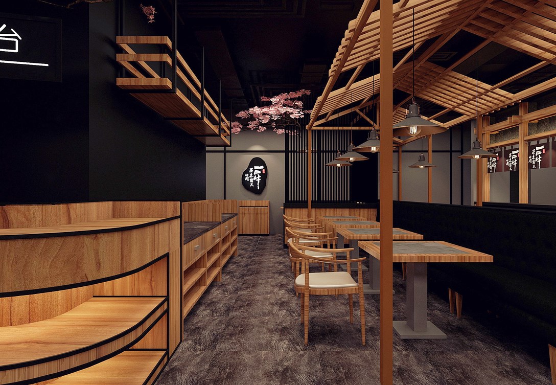 郑州特殊主题餐厅设计装修 主题餐厅烤肉店设计方案	