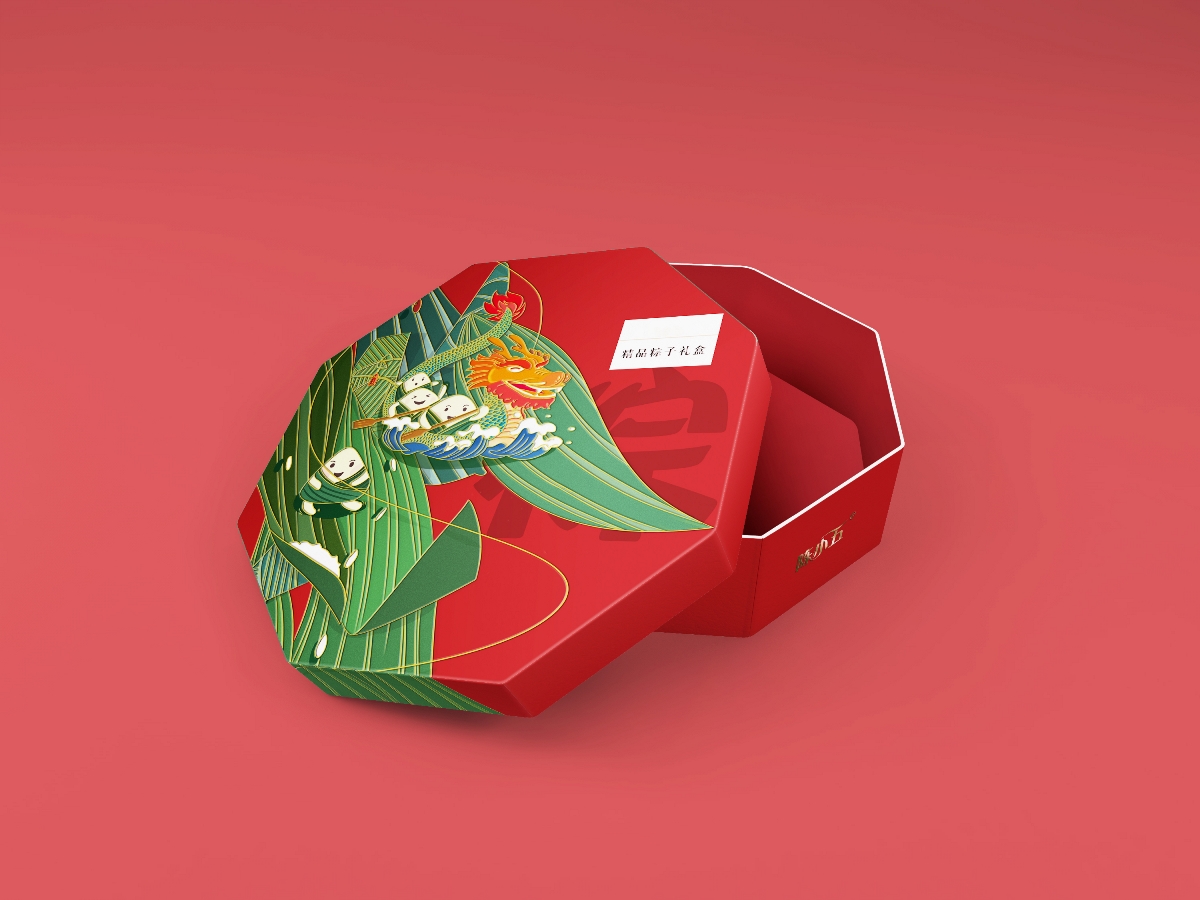 与“粽”不同的粽子礼盒包装设计