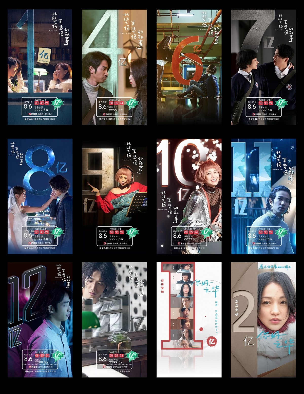  阿里淘票票金雞獎破億海報設計作品分享 
