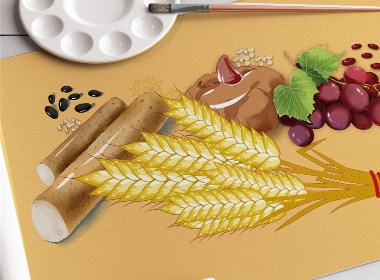小麦胚芽代餐粉包装设计