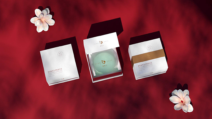品牌全案 | 胭脂玉·中国传统风美妆产品包装设计详情页面设计