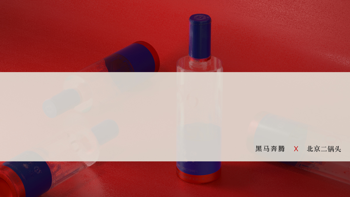 酒瓶设计-北京二锅头光瓶酒包装设计【黑马奔腾创意】