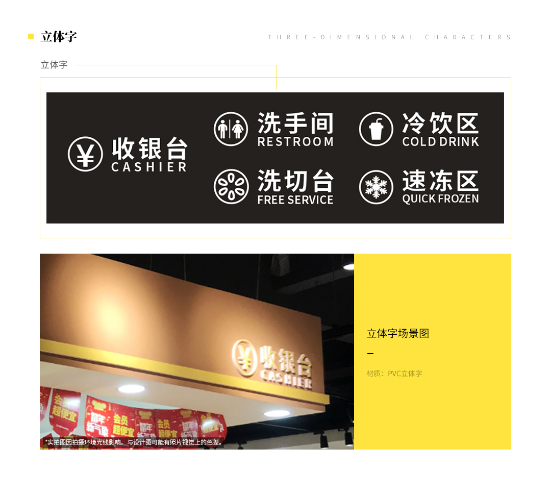 倉儲型大店 物料設計