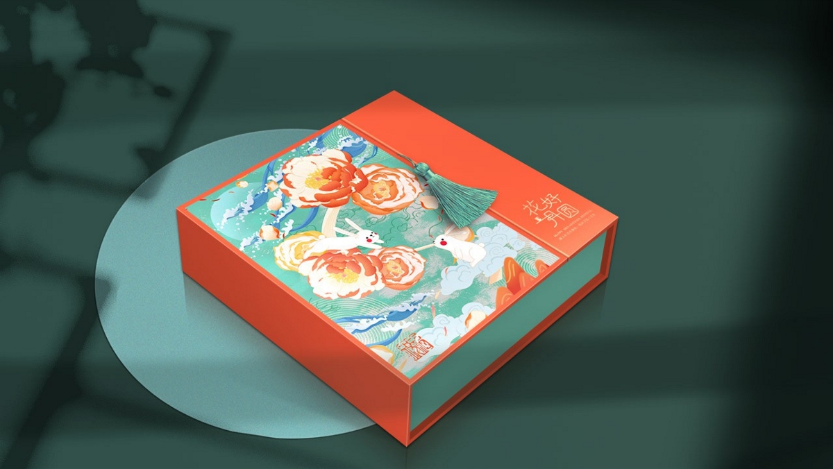 中秋月饼高端礼盒设计