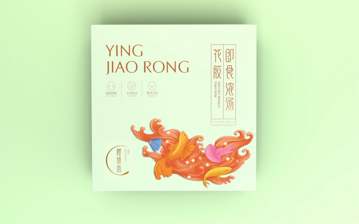 櫻驕容花膠包裝設計