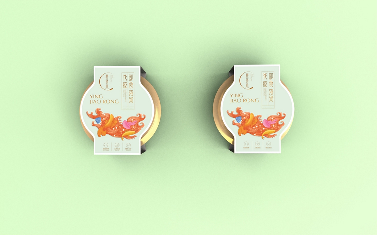 櫻驕容花膠包裝設計