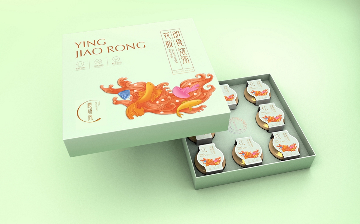 櫻驕容花膠包裝設計