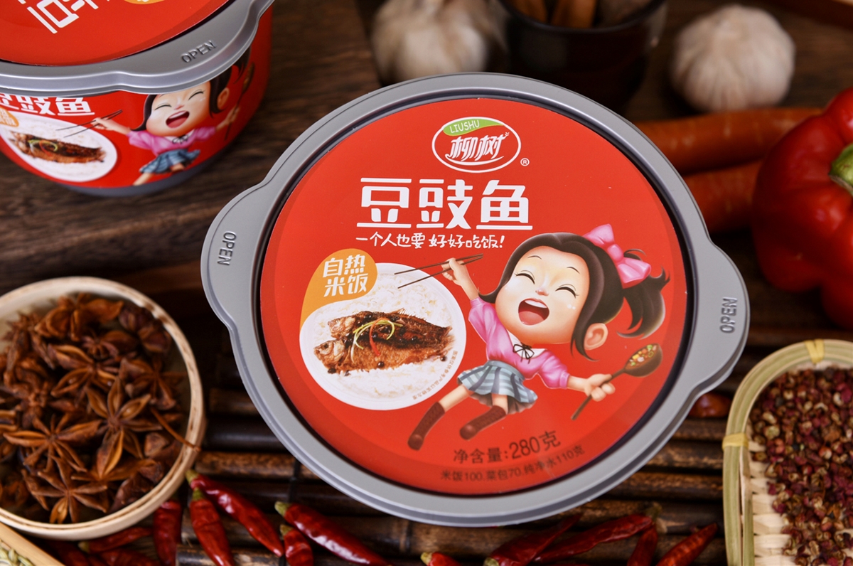 火麒麟作品 丨包裝設計×方便米飯×自熱拌面×柳樹食品