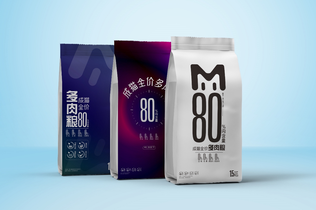 寵物貓食品系列包裝設計