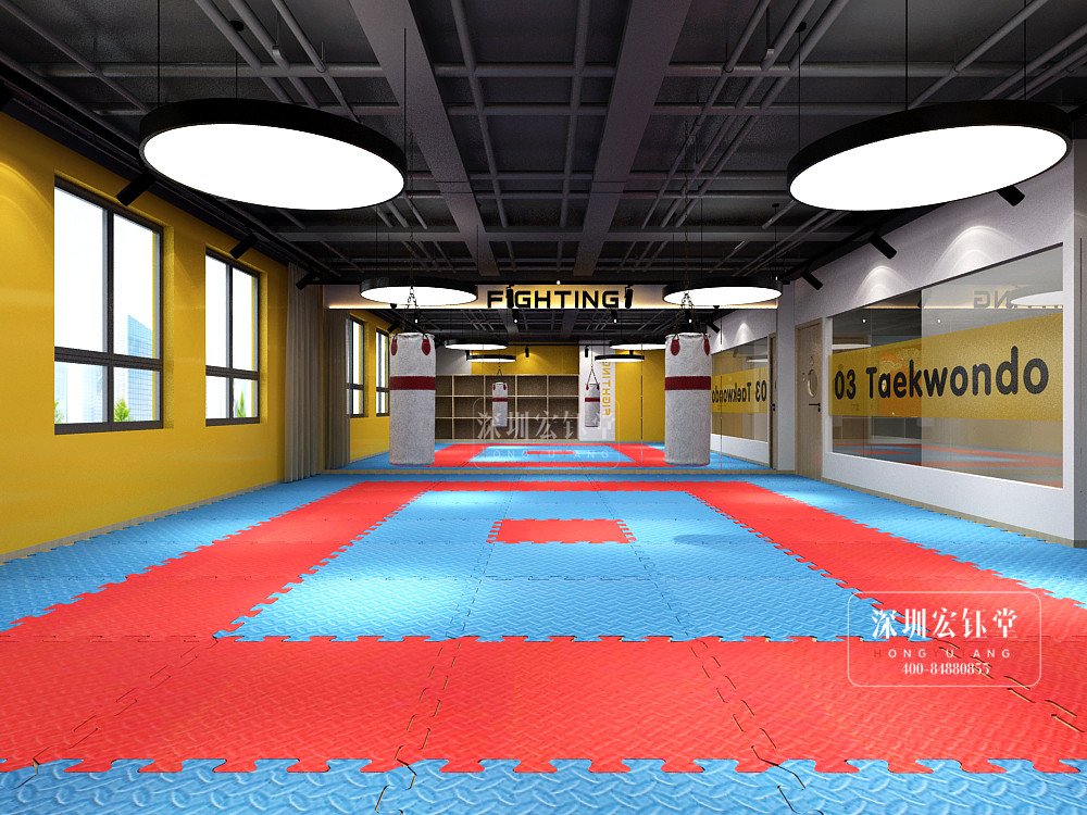 郑州舞蹈艺术培训学校装修-最好的舞蹈培训装修公司就选宏钰堂装饰