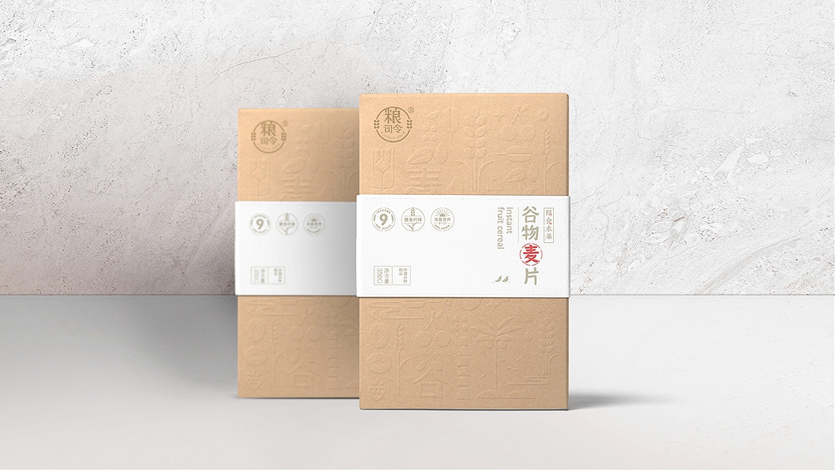 粮司令丨即食水果谷物麦片丨包装设计