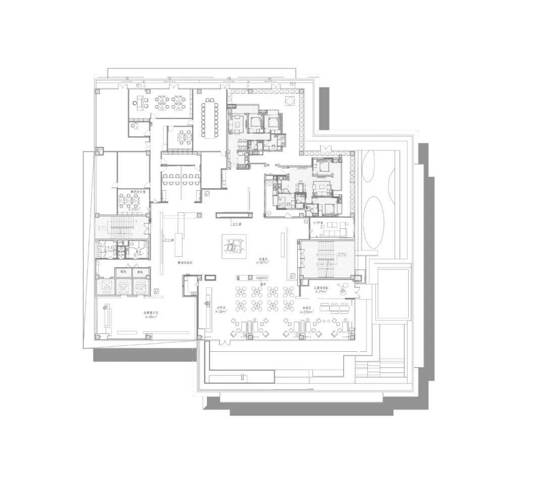 零次方作品 | 融創(chuàng)1000㎡體驗(yàn)中心 · 用呼吸感知光影世界